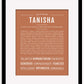 Tanisha | Name Art Print