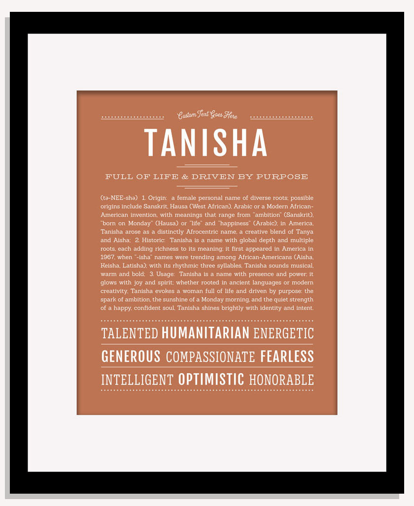 Tanisha | Name Art Print