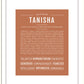 Tanisha | Name Art Print