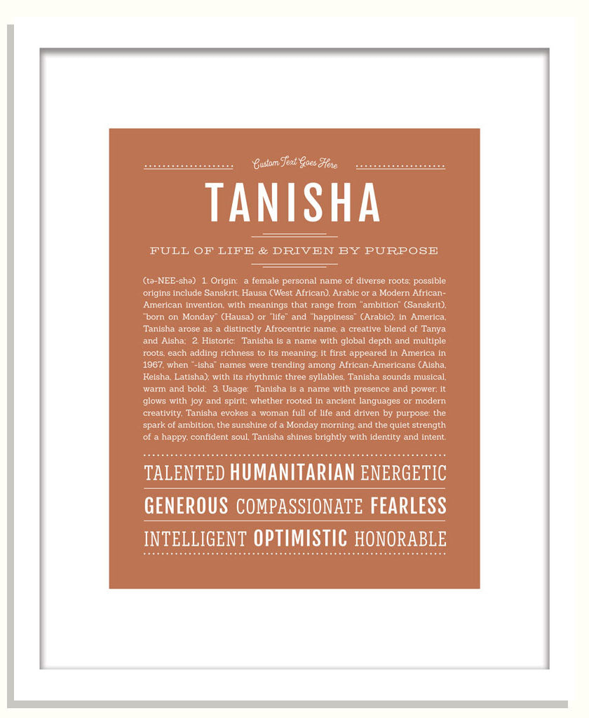 Tanisha | Name Art Print
