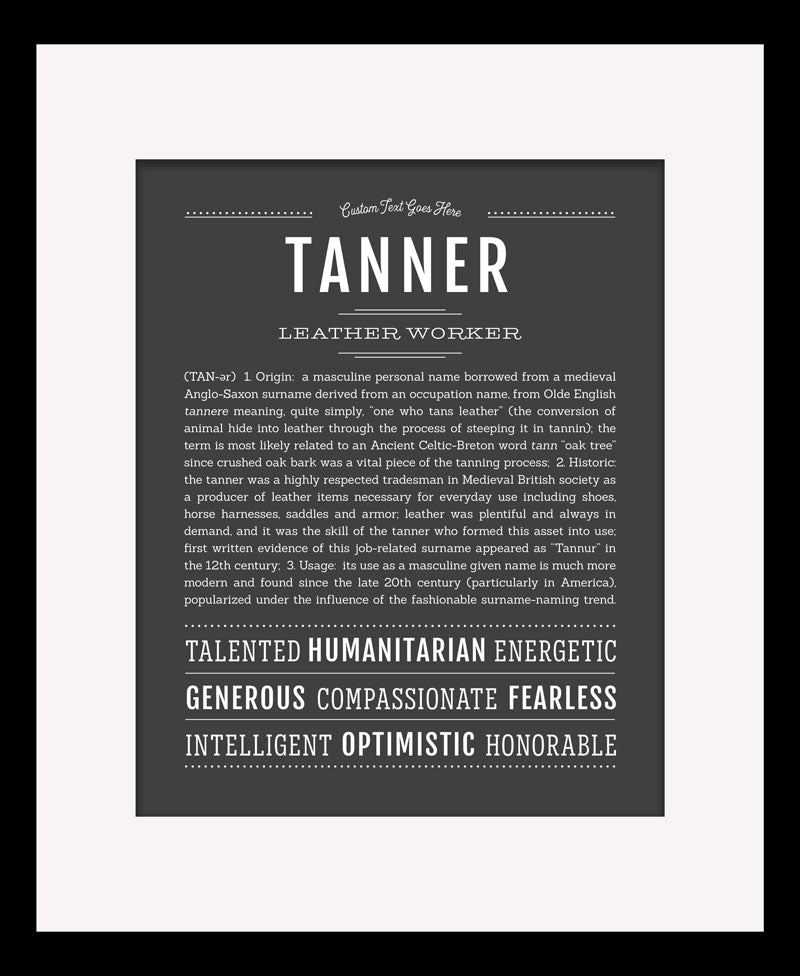 Frame Options | Charcoal Gray | Black Frame, Matted