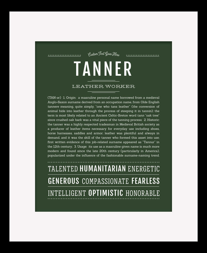 Frame Options | Deep Forest | Black Frame, Matted