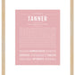 Frame Options | Dusty Rose | Maple Frame, Matted
