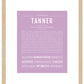 Frame Options | Lilac | Maple Frame, Matted