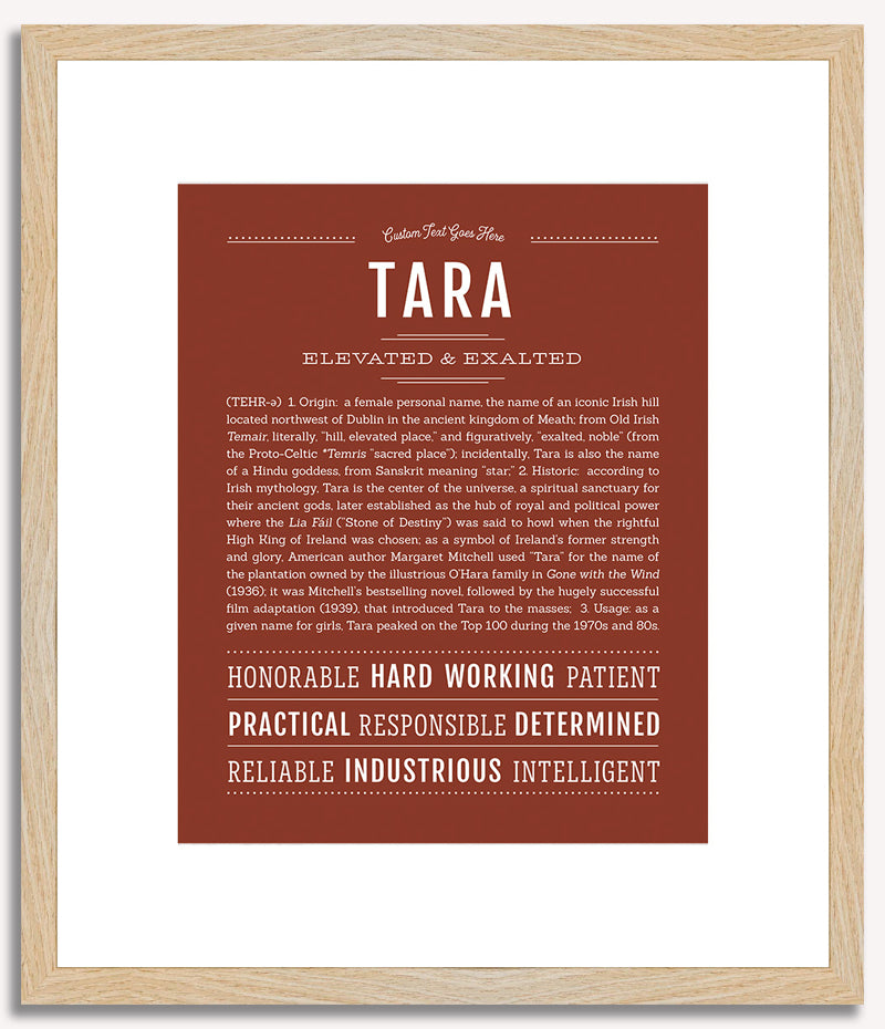 Tara | Name Art Print