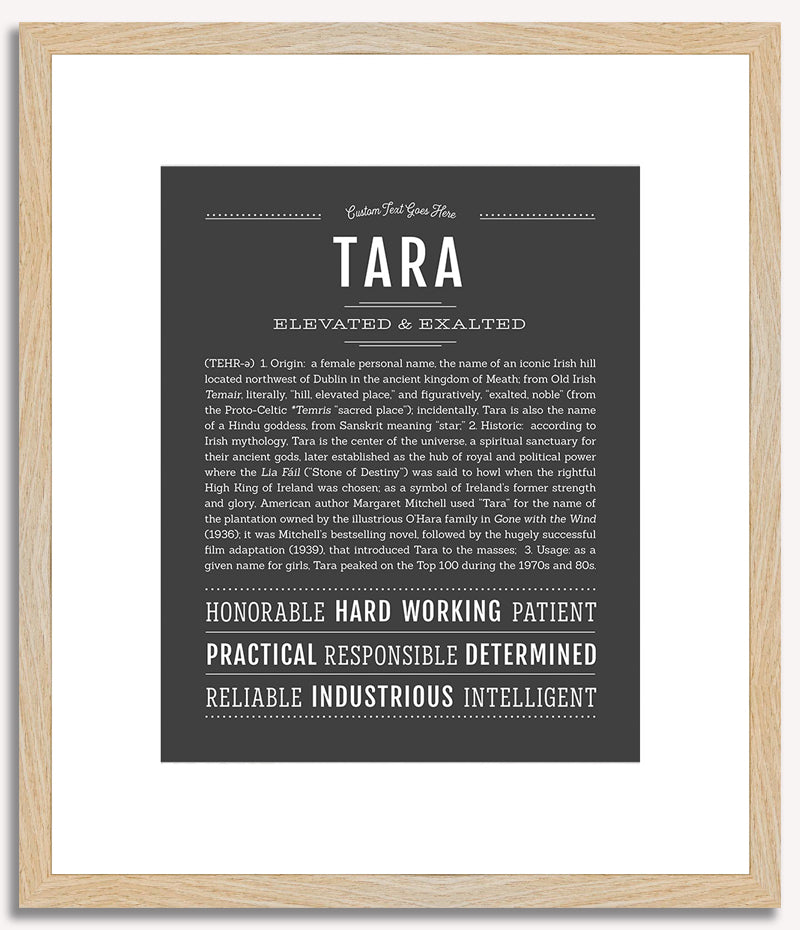 Tara | Name Art Print