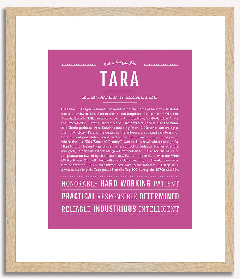 Tara | Name Art Print