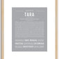 Tara | Name Art Print