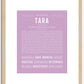 Tara | Name Art Print