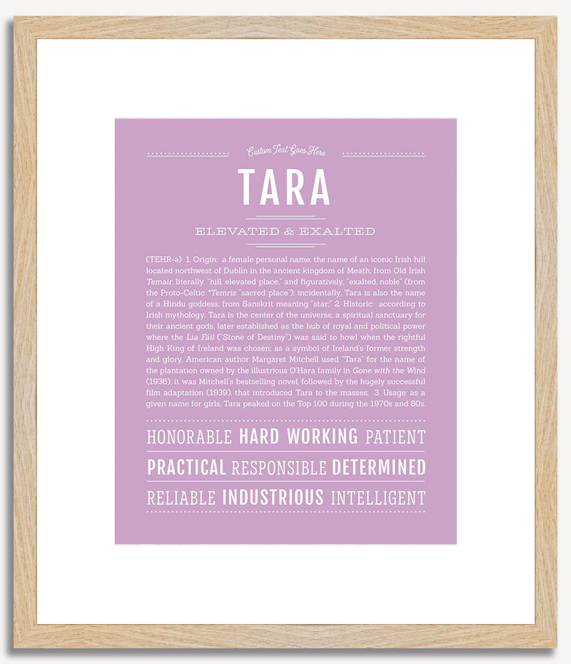 Tara | Name Art Print