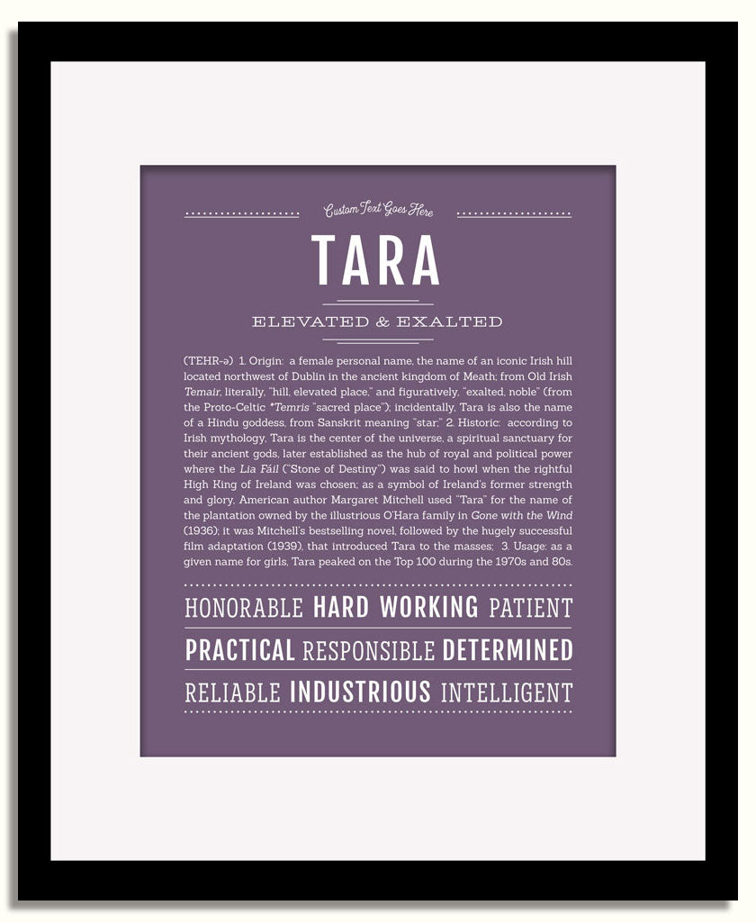 Frame Options | Terra Cotta | Black Frame, Matted