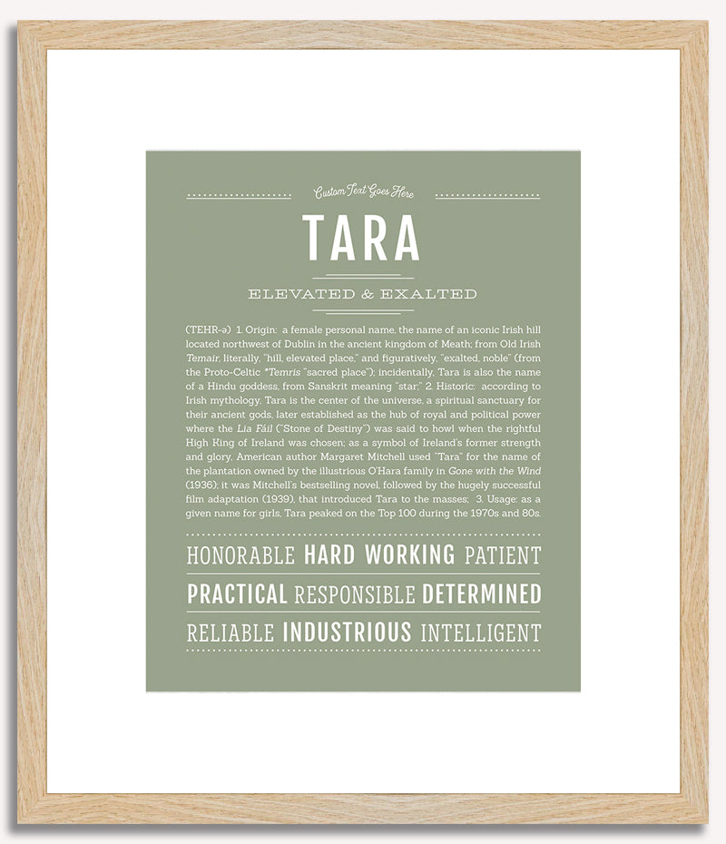 Tara | Name Art Print