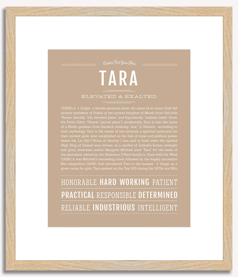 Tara | Name Art Print