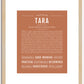 Tara | Name Art Print