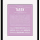 Frame Options | Lilac | Black Frame, Matted