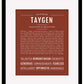 Taygen | Name Art Print