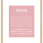 Taygen | Name Art Print