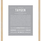 Taygen | Name Art Print