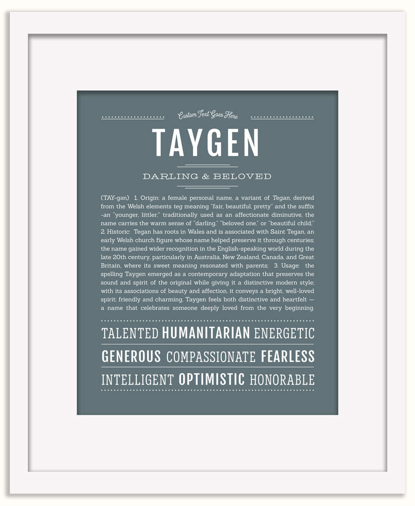 Taygen | Name Art Print