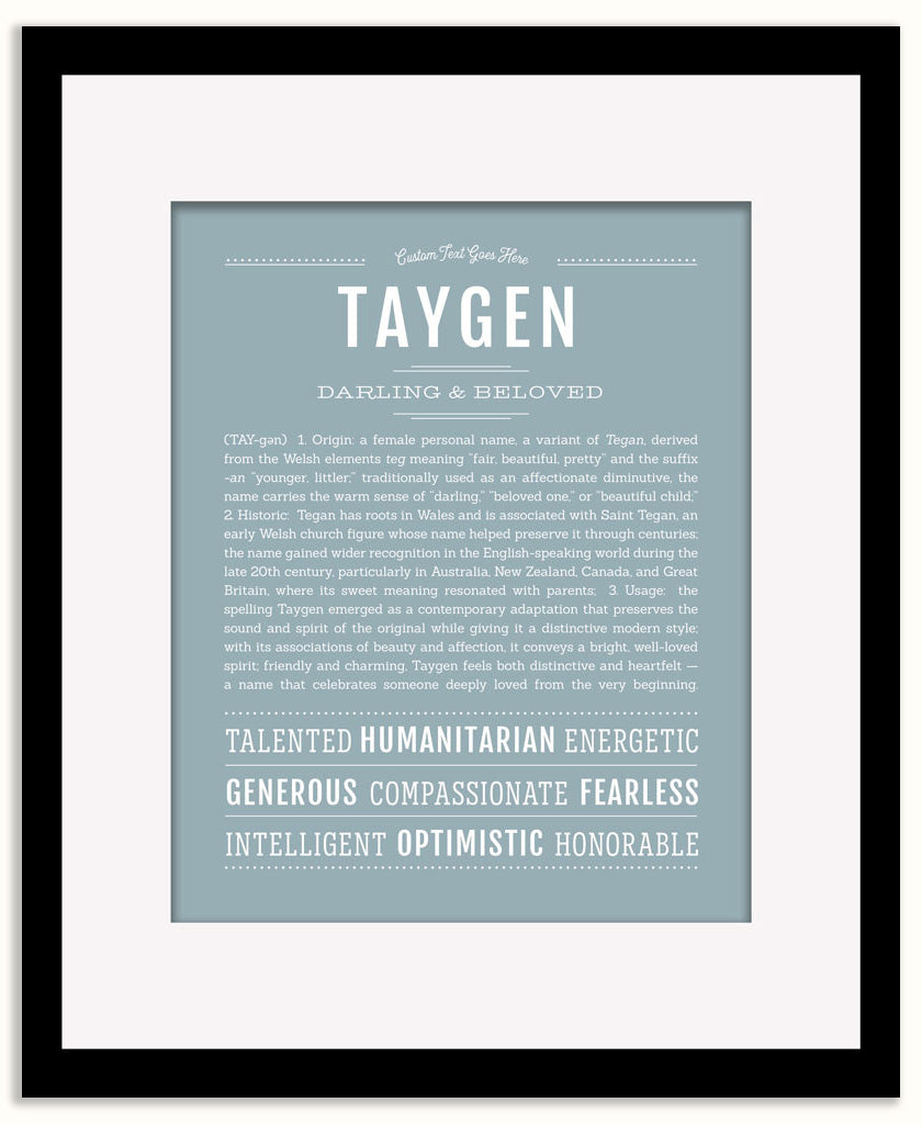 Taygen | Name Art Print