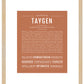 Taygen | Name Art Print