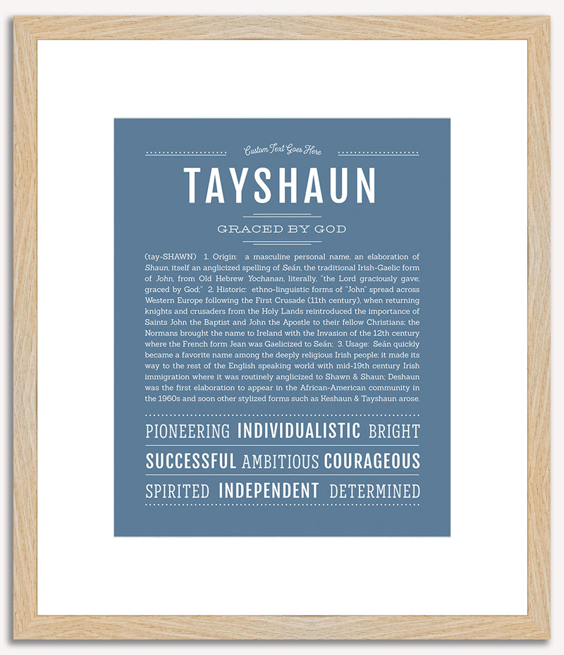 Tayshaun | Name Art Print