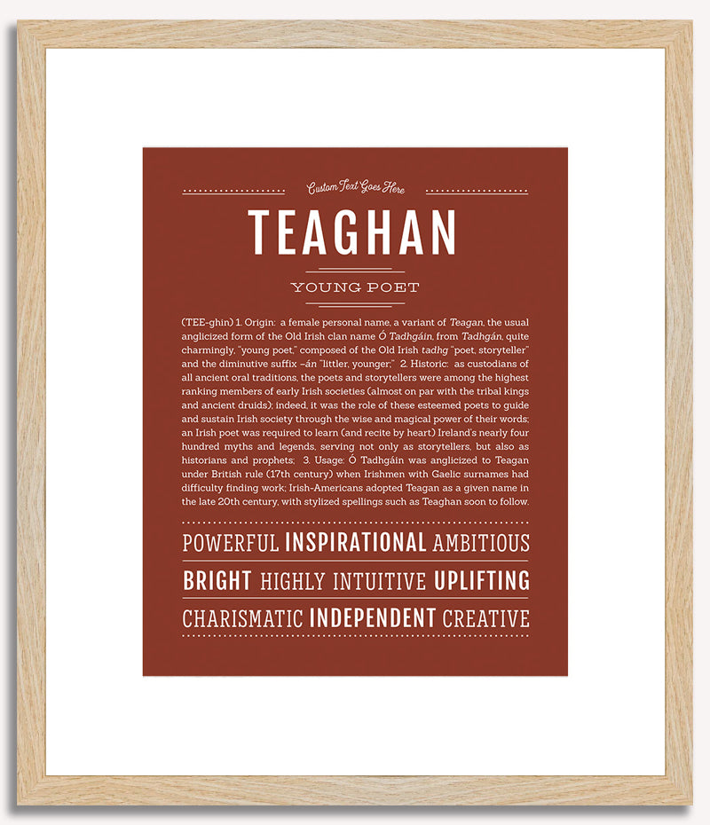 Teaghan | Name Art Print