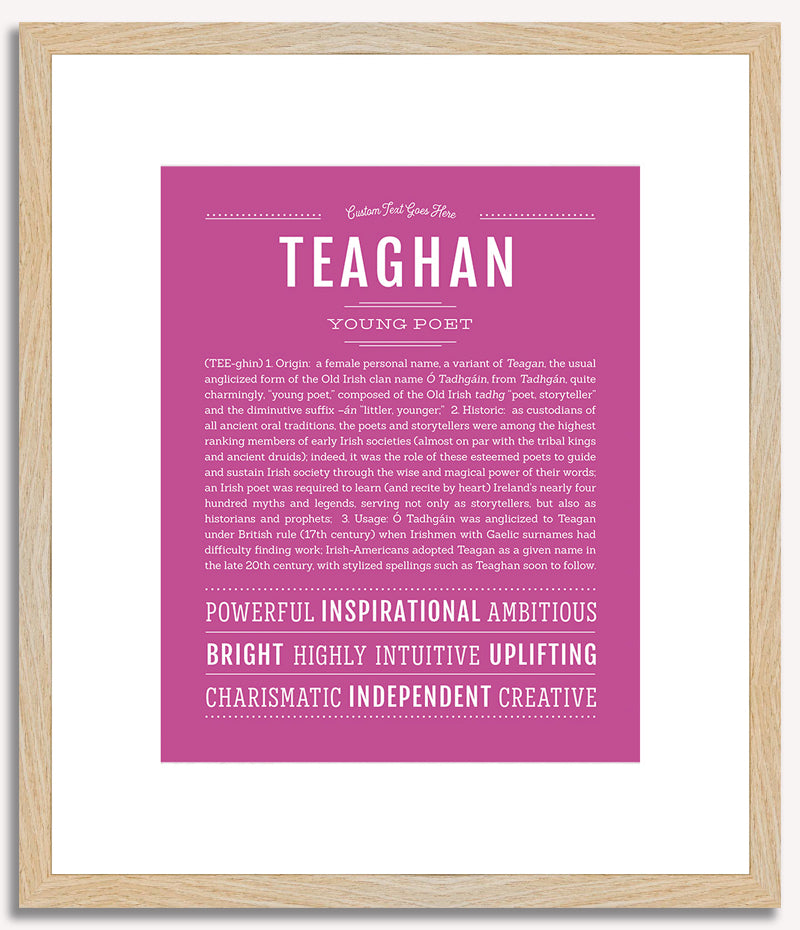 Teaghan | Name Art Print