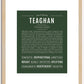 Teaghan | Name Art Print