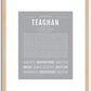 Teaghan | Name Art Print