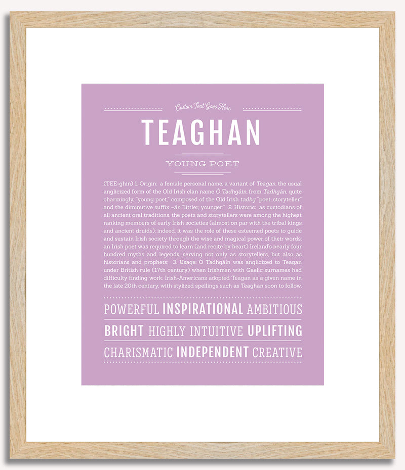 Teaghan | Name Art Print