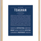 Teaghan | Name Art Print