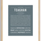 Teaghan | Name Art Print