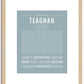 Teaghan | Name Art Print