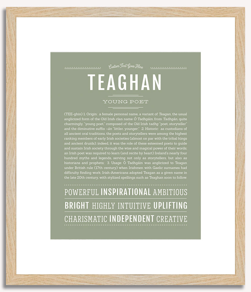 Teaghan | Name Art Print