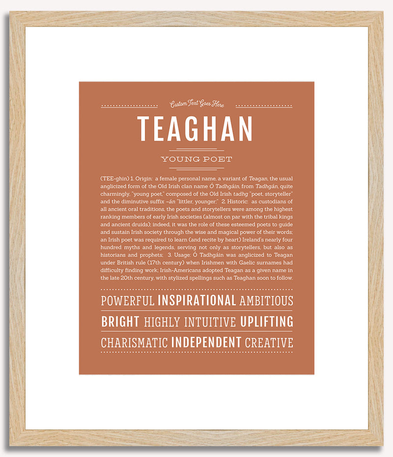 Teaghan | Name Art Print