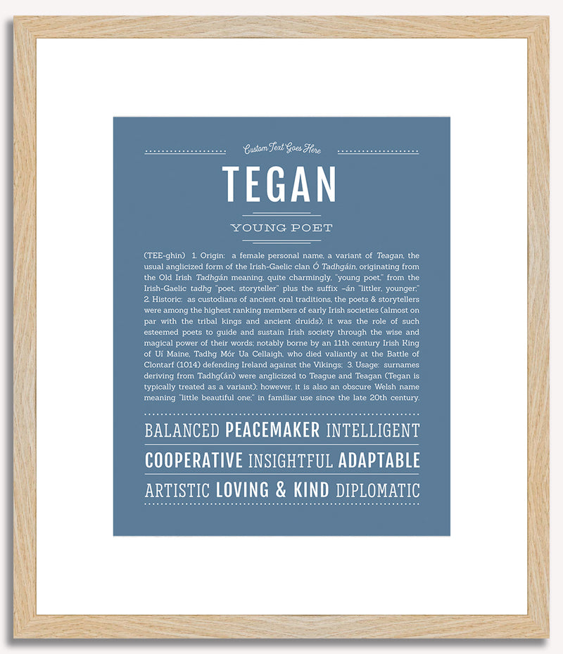 Tegan | Name Art Print