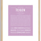 Teigen | Name Art Print