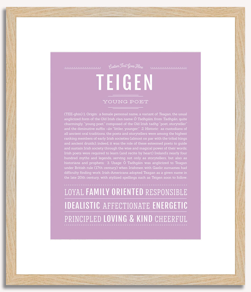 Teigen | Name Art Print