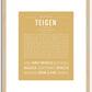 Teigen | Name Art Print