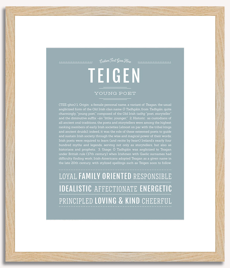 Teigen | Name Art Print