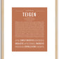 Teigen | Name Art Print