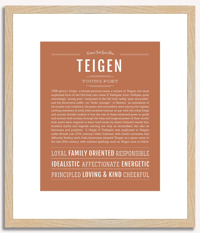 Teigen | Name Art Print