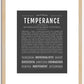 Temperance | Name Art Print