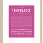 Temperance | Name Art Print