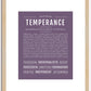 Temperance | Name Art Print