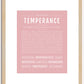 Temperance | Name Art Print