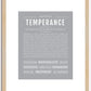 Temperance | Name Art Print