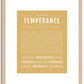 Temperance | Name Art Print