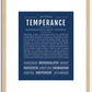 Temperance | Name Art Print